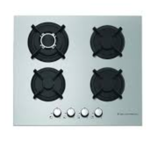  بوتجاز بلت ان غاز 4 شعلة 60 سم فضي استانلس X  زجاجي إيكوماتيك