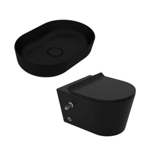 Sanipure Titan Bathroom Set Black
