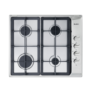 مسطح غاز البا 4 شعلة 60 سم استانلس 