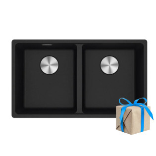 kitchen basin Maris Matt black  Undercounter Rectangle 76*44 cm   Franke