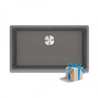 حوض مطبخ ماريس جرافيت مطفي تحت رخامة مستطيل 76*44 سم   فرانكى