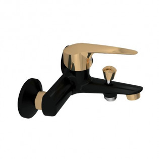 Bathtub Mixer Segura Black x Gold Sarrdesign