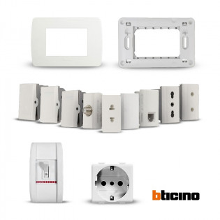 Bticino Forma max White Bundle - 203 Pcs