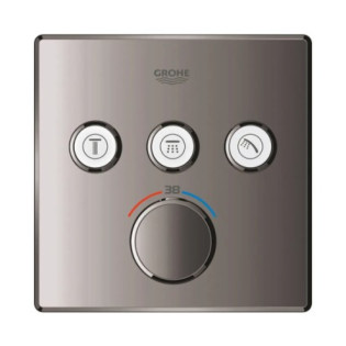 Grohe Grohtherm SmartControl Concealed Shower Mixer Glossy Graphite