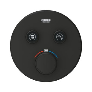 Grohe Grohtherm SmartControl Concealed Shower Mixer Black