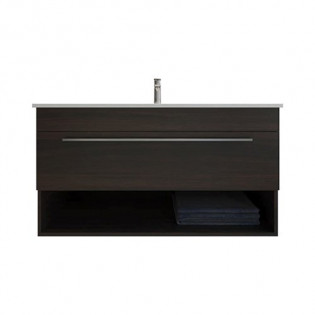 Sanipure Acacia furniture unit 102 cm Walnut Motle