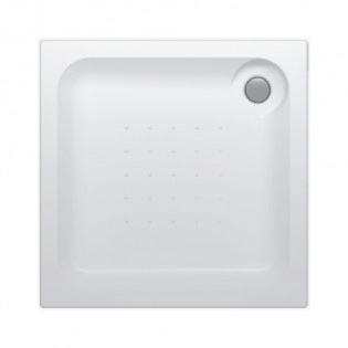 بانيو قدم مربع سانيبيور سيمبليتشي 70 × 70 × 7 سم أبيض بدون جوانب