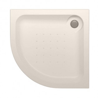 Sanipure Semplice Corner Shower Tray 90 x 90 x 17 cm Pergamon without Panel