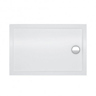 بانيو قدم مستطيل سانيبيور كارمي 150 × 80 × 6  سم أبيض بدون جوانب
