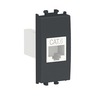 بريزة انترنت CAT6 شنايدر اليكتريك ايزي ستايل أسود 