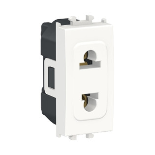 بريزة أوروبي شنايدر اليكتريك ايزي ستايل 16 امبير أبيض 