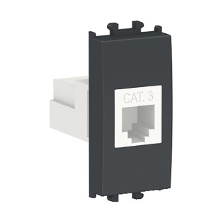 ريزة تليفونCAT3  شنايدر اليكتريك ايزي ستايل أسود 