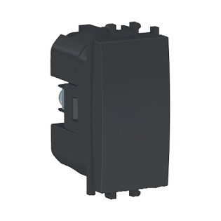 مفتاح وسط  16 امبير شنايدر اليكتريك ايزي ستايل أسود 