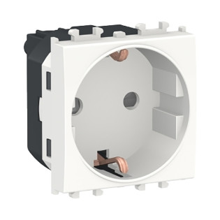 بريزة مجوفة ايزي ستايل 16 امبير أبيض شنايدر اليكتريك