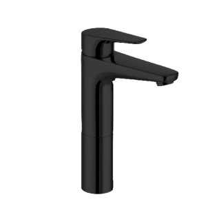 Roca Atlas High-Neck Basin Mixer Matt Black