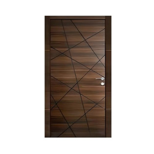 باب غرفة داخلي بارى وود 80 سم بنى غامق ميلامين