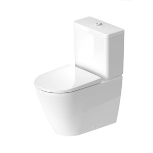 مرحاض كامل ديورافيت دي نيو 37 × 65 سم ابيض 