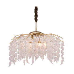 Kandil Chandelier 8 Bulbs solitaire gold 