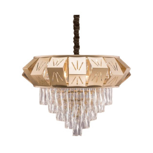 Kandil Chandelier 8 Bulbs Gold