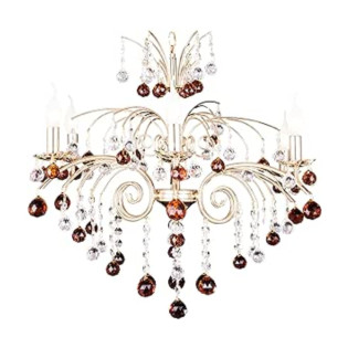 نجفة قنديل 8 لمبة سولتير جولد