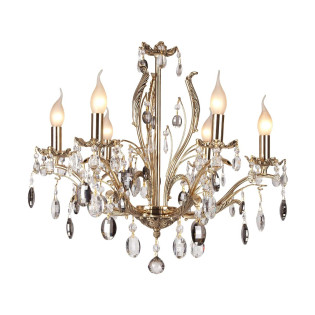 نجفة قنديل 8 لمبة سولتير جولد