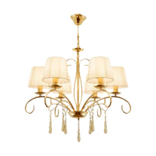 نجفة قنديل 6 لمبة كروم 