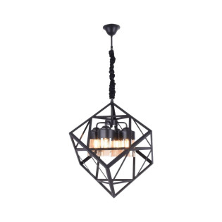 نجفة قنديل 4 لمبة اسود