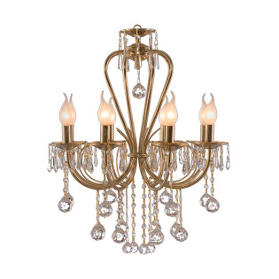 نجف قنديل 6 لمبة سولتير جولد