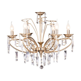 Kandil Chandeliers 6 Bulbs solitaire gold 