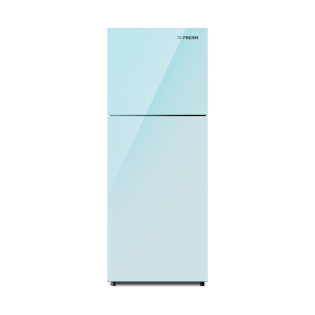 Fresh Refrigerator Digital Glass 397 Liters Light Blue 