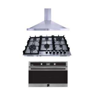 Purity Hood 90 Cm with Gas Hob 90 Cm & Gas Oven 90 Cm 