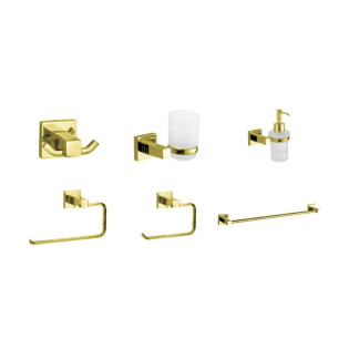 طقم اكسسوارات حمام انفينتي دهبي