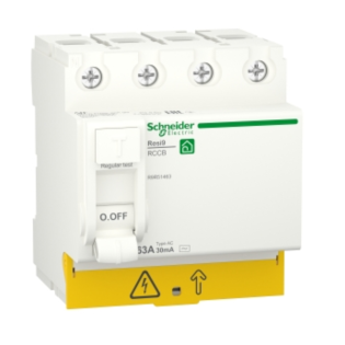 قاطع كهربائي  RCCB رباعي 63 أمبير شنايدر إليكتريك ريزى 9