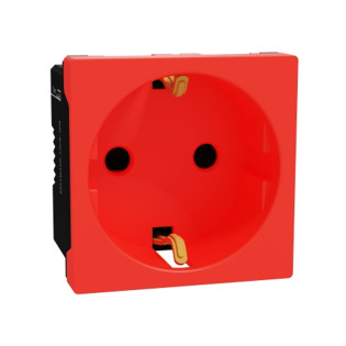 Schneider Electric Miluz E German Socket  16 A Red