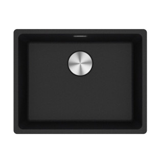 حوض مطبخ فرانكى ماريس تحت رخامة مربع 56 × 44 سم اسود مطفي