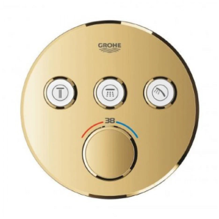 Grohe Grohtherm SmartControl Concealed Shower Mixer Matt Gold