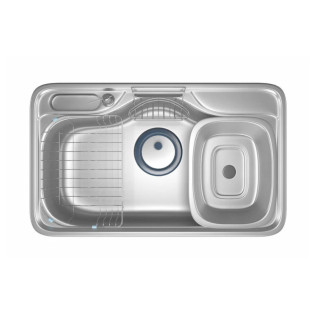 حوض مطبخ هانز 85 × 51 سم ستانلس ستيل