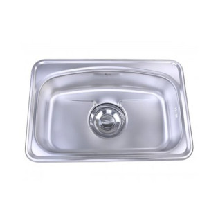 حوض مطبخ بيورتي استانلس تحت رخامة مستطيل 47×70 سم   بيورتى