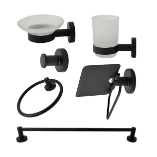 طقم إكسسوارات سونيا استرال 6 قطع اسود 