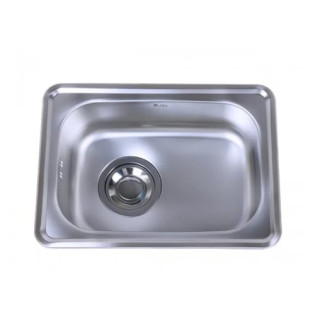 حوض مطبخ بيورتي  تحت رخامة مستطيل 46×63 سم استانلس