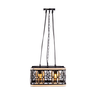 معلقة قنديل 40×20 سم 2 لمبة اسود