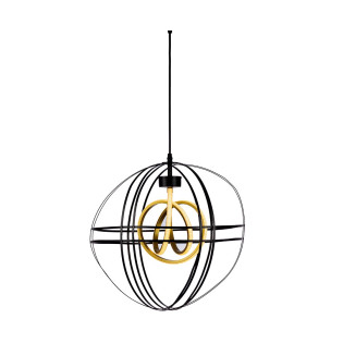 معلقة قنديل 40×40 سم اسود