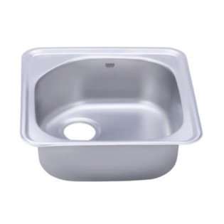 حوض مطبخ هانز 46 سم مربع استانلس ستيل