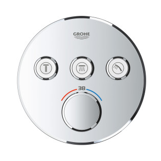 Grohe Grohtherm SmartControl Concealed Shower Mixer Chrome