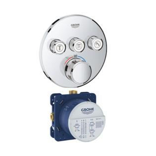 وش خلاط دفن دائري جروثيوم سمارت كنترول جروهي كروم و جسم دفن رابيدو سمارت بوكس 