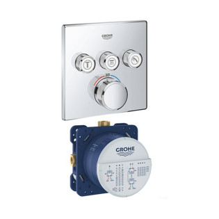 وش خلاط دفن مربع جروثيوم سمارت كنترول جروهي كروم وجسم دفن رابيدو سمارت بوكس 