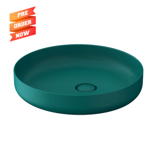 حوض كونترتوب ديورافيت فيتريوم 46 سم أخضر غامق