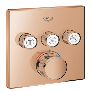 وش خلاط دفن مربع جروهي جروثيرم سمارت كنترول روز جولد لامع