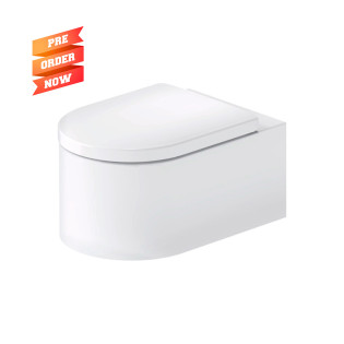 Duravit Millio Wall-Mounted Toilet With Douche without Valve White Stain Matt