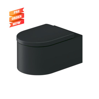 Duravit Millio Wall-Mounted Toilet with Douche without Valve Dark Grey Matt